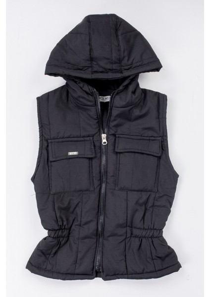 Kız Çocuk Beli Lastikli Yelek G1701