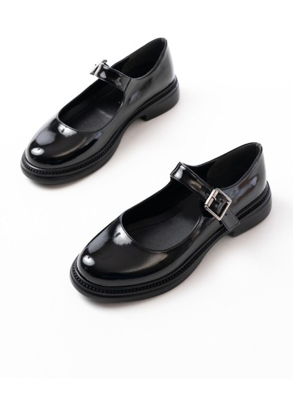 YSN-4444 Siyah Rugan Günlük Bayan Ayakkabı modelleri