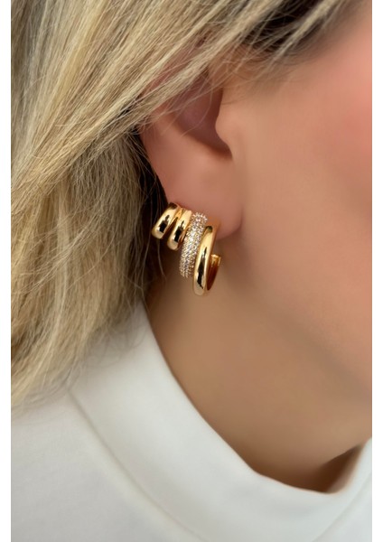 Poly Ring Küpe