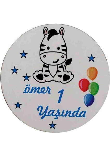 20 Adet Ahşap Magnet Bebek Şekeri