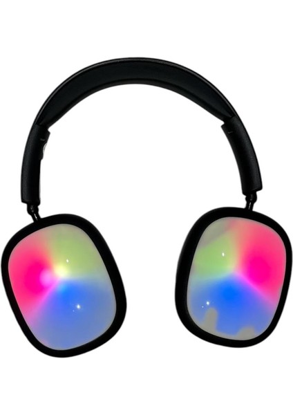 Rgb Işık Özellikli Süper Bass+ Hi - Fi Kaliteli Kafaüstü, Kulaküstü Kablosuz Bluetooth Kulaklık