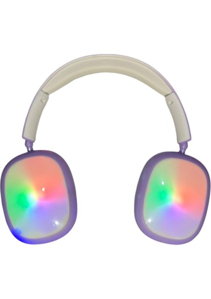 Rgb Işık Özellikli Süper Bass+ Hi - Fi Kaliteli Kafaüstü, Kulaküstü Kablosuz Bluetooth Kulaklık