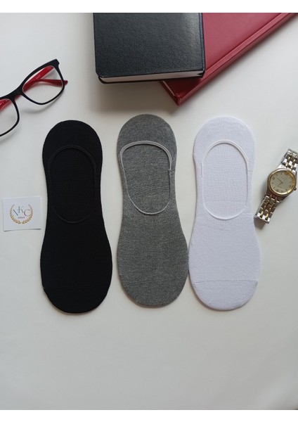 Erkek 3'lü Set Bambu Babet Çorap