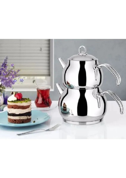 Küre Büyük Metalkulp Çaydanlık