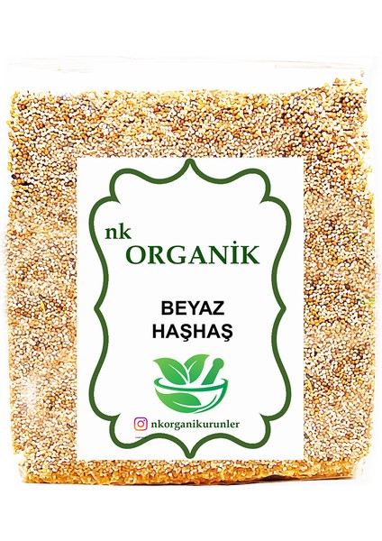 Beyaz Haşhaş Tohum Yeni Hasat 500 gr