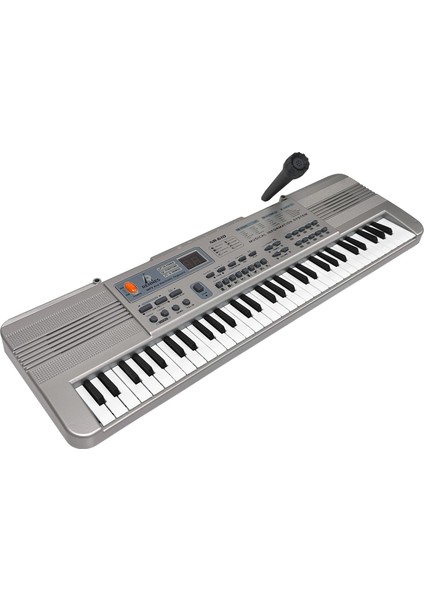 NR-610 Çocuklar İçin 61 Tuşlu USB MP3 Pilli Mikrofonlu Org
