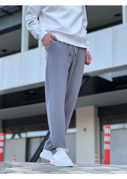 Elitwear Yeni Sezon Rahat Kalıp Esnek Kumaş Beli Lastikli Baggy Jogger Pantolon