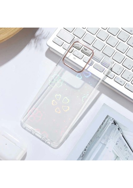 Oppo Reno 5 Lite Kılıf Zore Sidney Desenli Sert Kapak