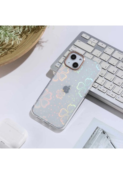 Apple iPhone 13 Kılıf Zore Sidney Desenli Sert Kapak