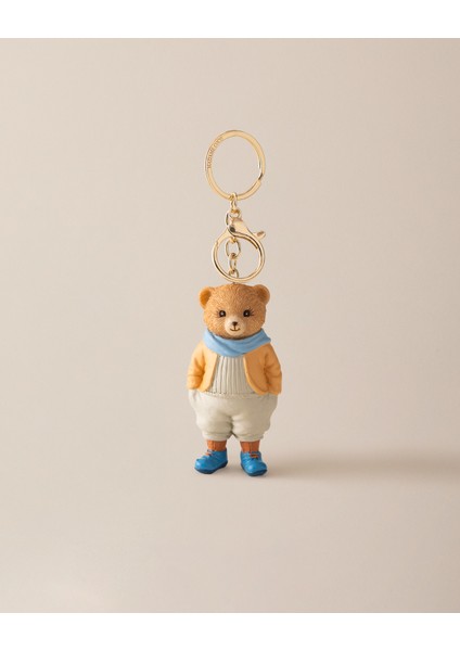 Paddington Bear Anahtarlık - Somon/mavi