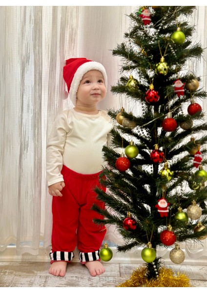 Bebek Noel Şapkası - Yılbaşı Şapkası - Polar Yıl Başı Şapkası - Noel Baba Şapkası Bebek Ebat fırsatları