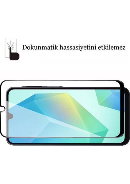 Samsung Galaxy A16 Cam 5d Tam Kaplayan 9h Temperli Ekran Koruyucu