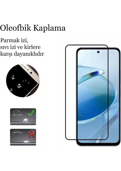 Xiaomi Redmi 13 Cam 5d Tam Kaplayan 9h Temperli Ekran Koruyucu