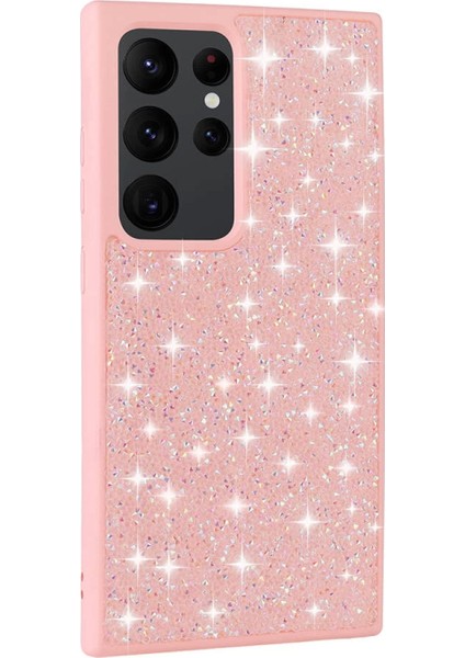 Galaxy S24 Ultra Kılıf Parlak Taşlı Tasarım Zore Pırlanta Kapak