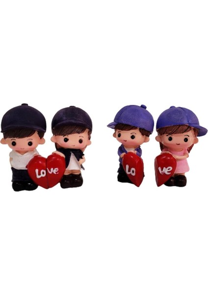 Çift Love Biblo Dekoratif Hediyelik