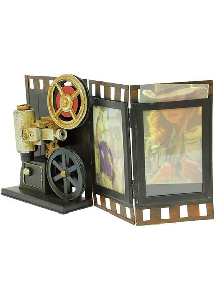 Dekoratif Metal Çerçeve Sinema Temalı Vintage Ev Ofis Hediyelik modelleri