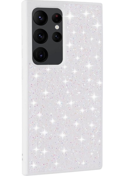 Galaxy S24 Ultra Kılıf Parlak Taşlı Tasarım Zore Pırlanta Kapak