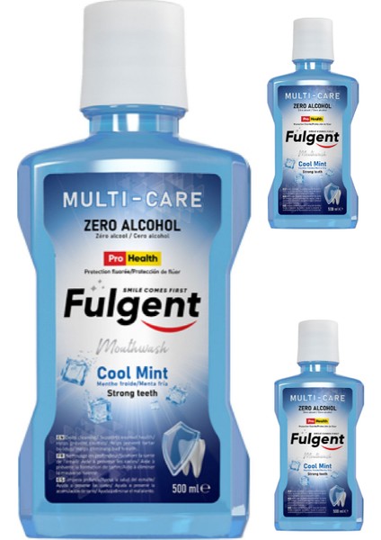Mouthwash Fulgent Multı Care Mouthwash Alkolsüz Ağız Bakım Suyu 500 ml