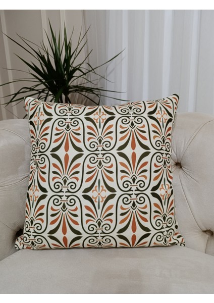 Çift Tarafı Baskılı Kırlent Kılıfı | Motif Desenli Kırlent Kılıfı | 4'lü Takım Kırlent Kılıfı fırsatları