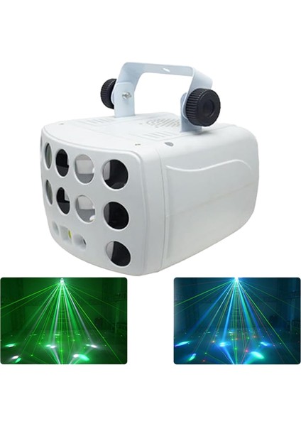 QD-110 DMX Disko LED Lazer Strobe Işık Kelebek Efekti Parti Eğlence Işık