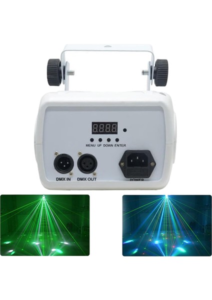 QD-110 DMX Disko LED Lazer Strobe Işık Kelebek Efekti Parti Eğlence Işık