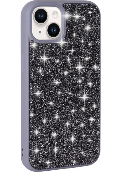 Apple iPhone 14 Kılıf Parlak Taşlı Tasarım Zore Pırlanta Kapak
