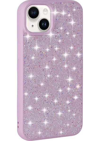 Apple iPhone 14 Kılıf Parlak Taşlı Tasarım Zore Pırlanta Kapak