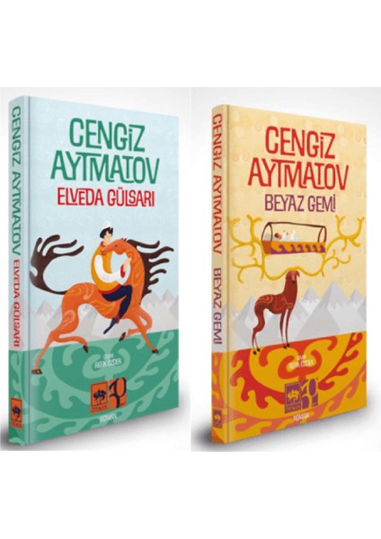 Beyaz Gemi - Toprak Ana - Elveda Gülsarı (Ciltli) 3 Kitap - Cengiz Aytmatov - Alfa Kalem