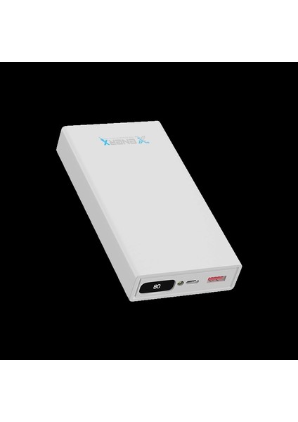 Powerbank 20000 mAh 2.1 Amper Dijital Göstergeli ENR-P20188DC Siyah