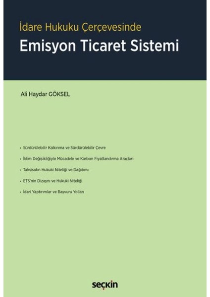 Emisyon Ticaret Sistemi - Ali Haydar Göksel