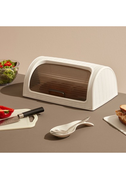 Ekmek Kutusu , Sürgülü, Kapaklı , Dayanıklı ,42CM x 27CM x 18CM