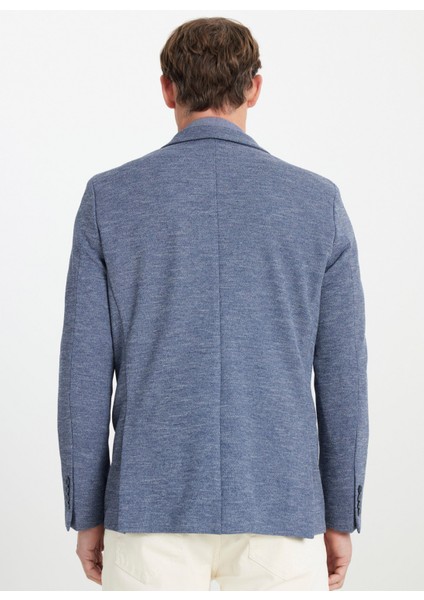 Regular Fit Indigo Erkek Ceket ACE042510094_CEKET Daos-B indirimleri