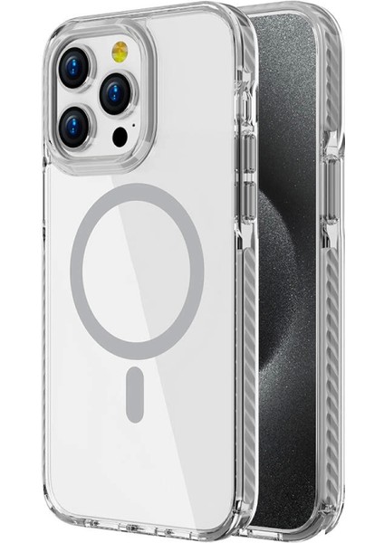 Apple iPhone 14 Pro Max Kılıf Magsafe Şarj Özellikli Airbagli Takılabilir Askı Aparatlı Zore Nana Kapak