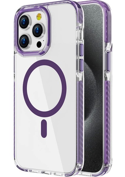 Apple iPhone 14 Pro Max Kılıf Magsafe Şarj Özellikli Airbagli Takılabilir Askı Aparatlı Nana Kapak