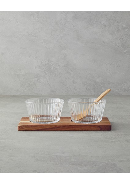 Ruby Akasya-Cam 4 Parça Sunumluk 350 ml Şeffaf