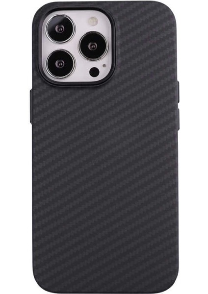 Apple iPhone 13 Pro Max Kılıf Karbon Fiber Tasarımlı Zore Karbono Kapak