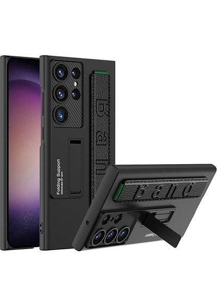 Samsung Galaxy S24 Ultra Kılıf El Tutacaklı ve Stand Özellikli Mormo Kapak