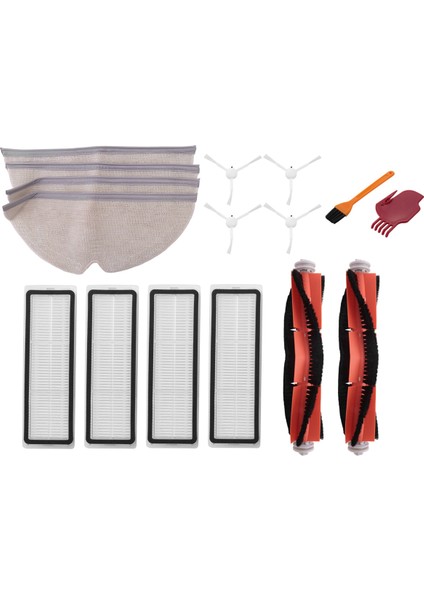 1c 2c 1t / Dream F9 Robotlu Süpürge Ana Fırça Yan Fırça Filtresi Yedek Aksesuarlar (Yurt Dışından)