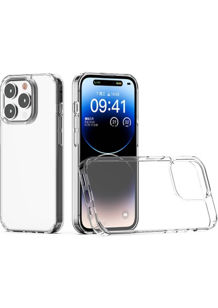 Apple iPhone 11 Pro Max Kılıf Tam Koruma Sağlayan Sert Avila Premium Şeffaf Tank Kapak