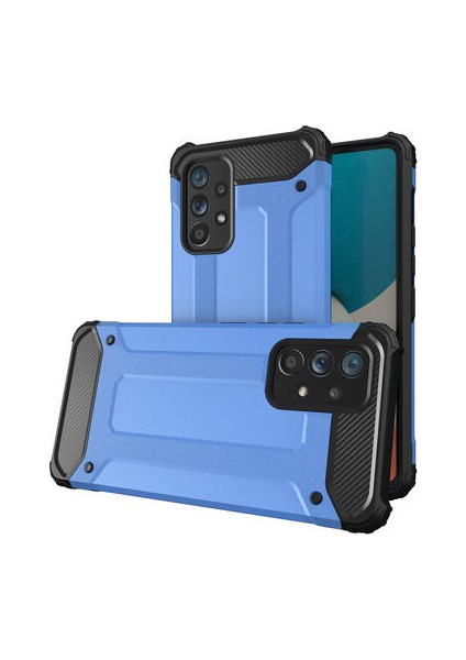 Galaxy A53 5g Kılıf Darbelere Dayanıklı Çift Katmanlı Alvika Premium Sert Silikon Kapak