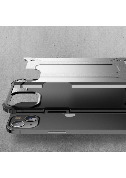 iPhone 12 Pro Max Kılıf Darbelere Dayanıklı Çift Katmanlı Alvika Premium Sert Silikon Kapak