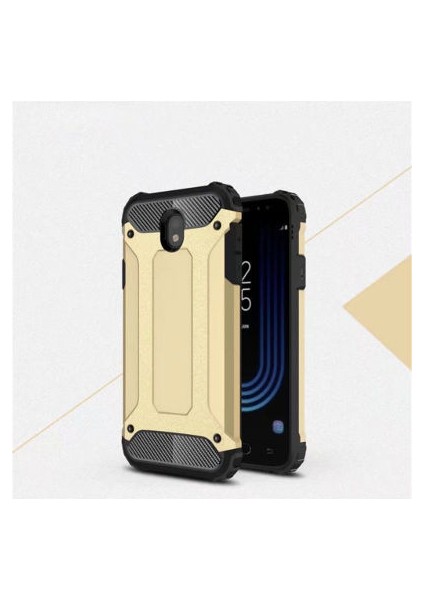 Galaxy J730 Pro Kılıf Darbelere Dayanıklı Çift Katmanlı Alvika Premium Sert Silikon Kapak