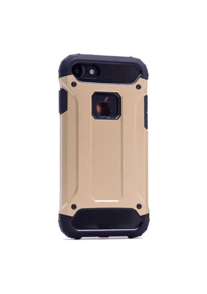 Apple iPhone 6 Plus Kılıf Darbelere Dayanıklı Çift Katmanlı Alvika Premium Sert Silikon Kapak