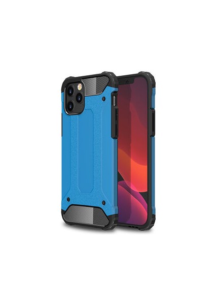 iPhone 12 Pro Kılıf Darbelere Dayanıklı Çift Katmanlı Alvika Premium Sert Silikon Kapak