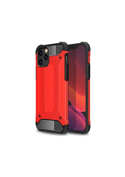 Apple iPhone 12 Pro Max Kılıf Darbelere Dayanıklı Çift Katmanlı Alvika Premium Sert Silikon Kapak