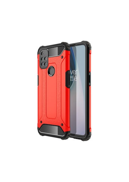 One Plus Nord N10 5g Kılıf Darbelere Dayanıklı Çift Katmanlı Alvika Premium Sert Silikon Kapak