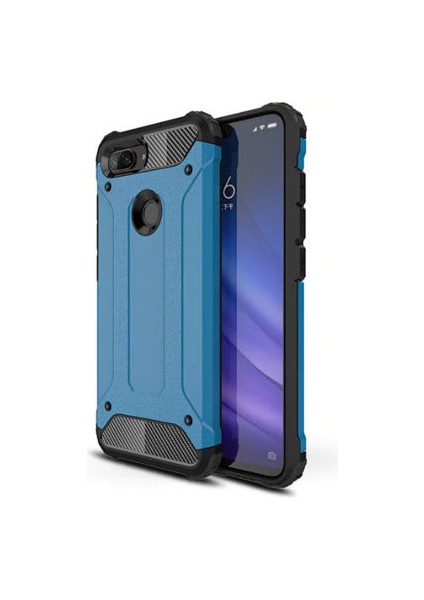 Xiaomi Mi 5x Kılıf Darbelere Dayanıklı Çift Katmanlı Alvika Premium Sert Silikon Kapak