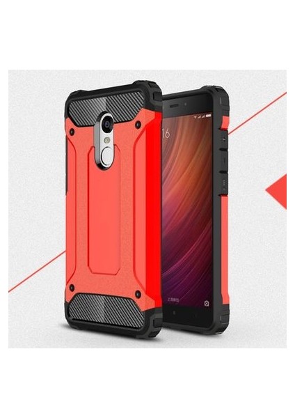 Redmi Note 4 Kılıf Nexis Premium Sağlam Çift Katmanlı Sert Silikon Kapak