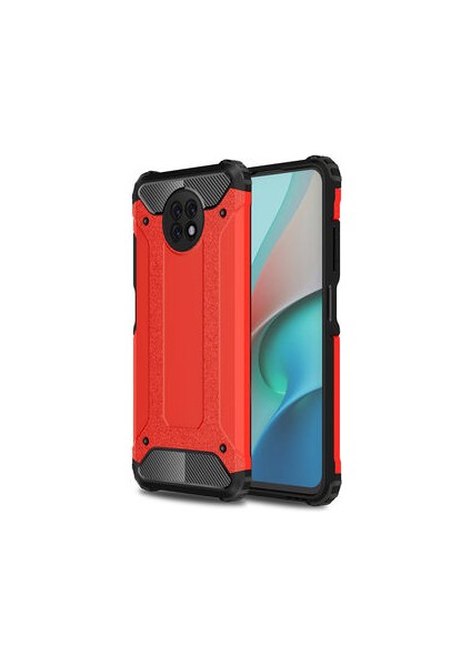 Redmi Note 9t Kılıf Darbelere Dayanıklı Çift Katmanlı Alvika Premium Sert Silikon Kapak