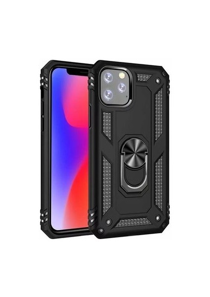 Apple iPhone 11 Pro Kılıf Tam Koruma Çift Katmanlı Ibiza Sert Silikon Kapak